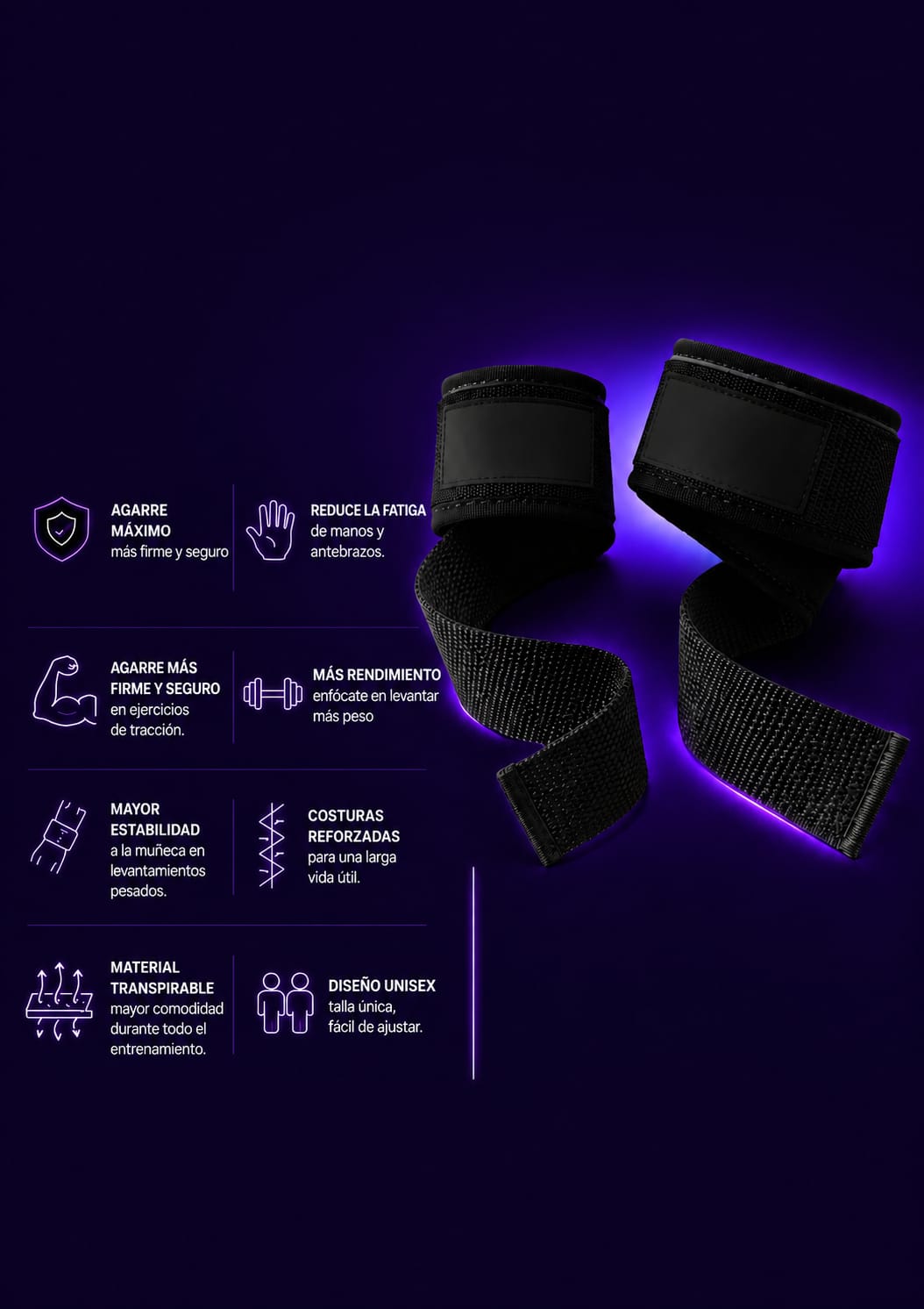 Straps de Levantamiento Pro ATHLENICK
